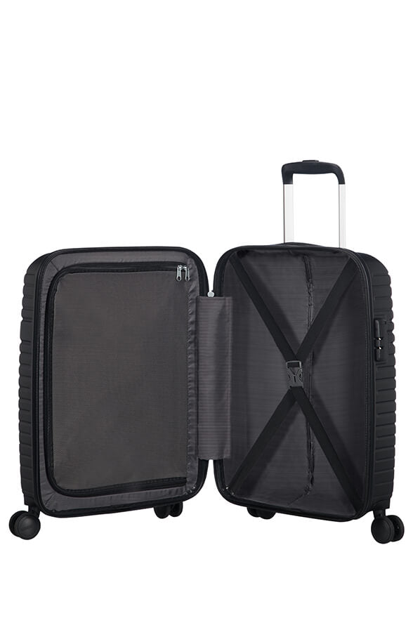 American Tourister aero racer Trolley (4 Ruote) 55 cm Jet Black 116988-1465 61G09001