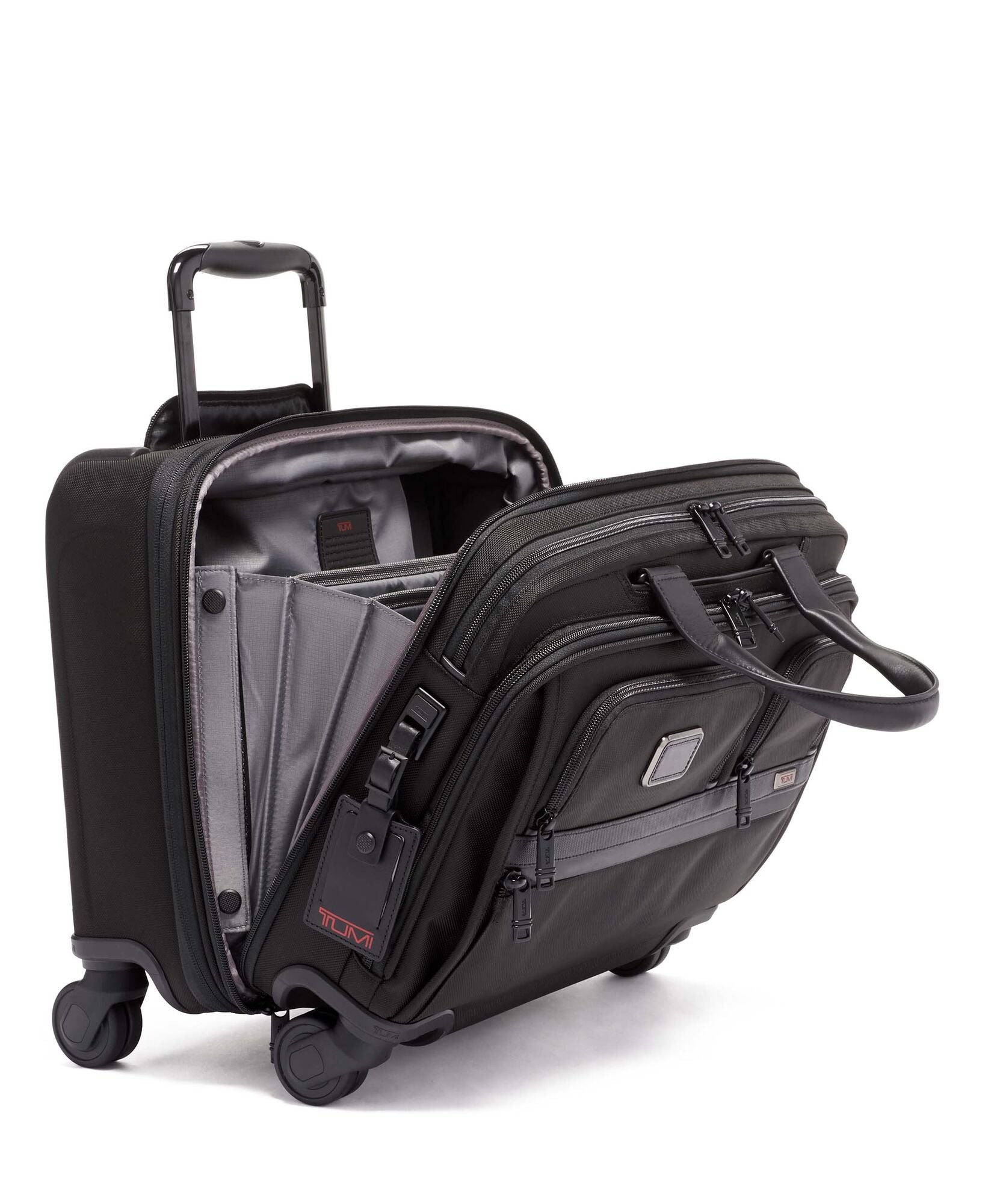 Tumi Borsa portacomputer espandibile Deluxe a 4 ruote ALPHA 3 Black 117158-1041 02603627D3