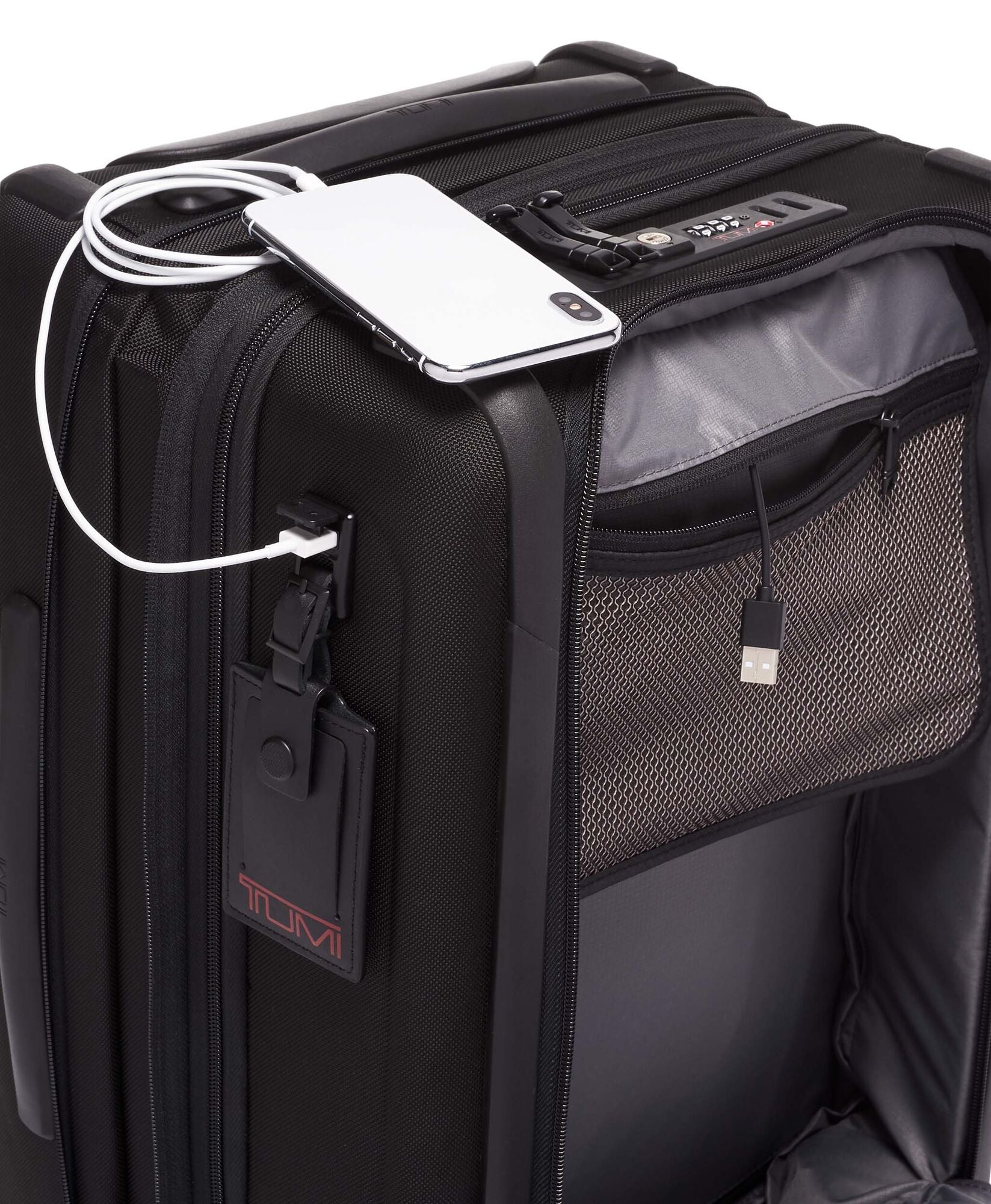 Tumi BAGAGLIO A MANO IN NYLON BALISTICO 4 RUOTE NERO Black 117160-1041 02203560D3