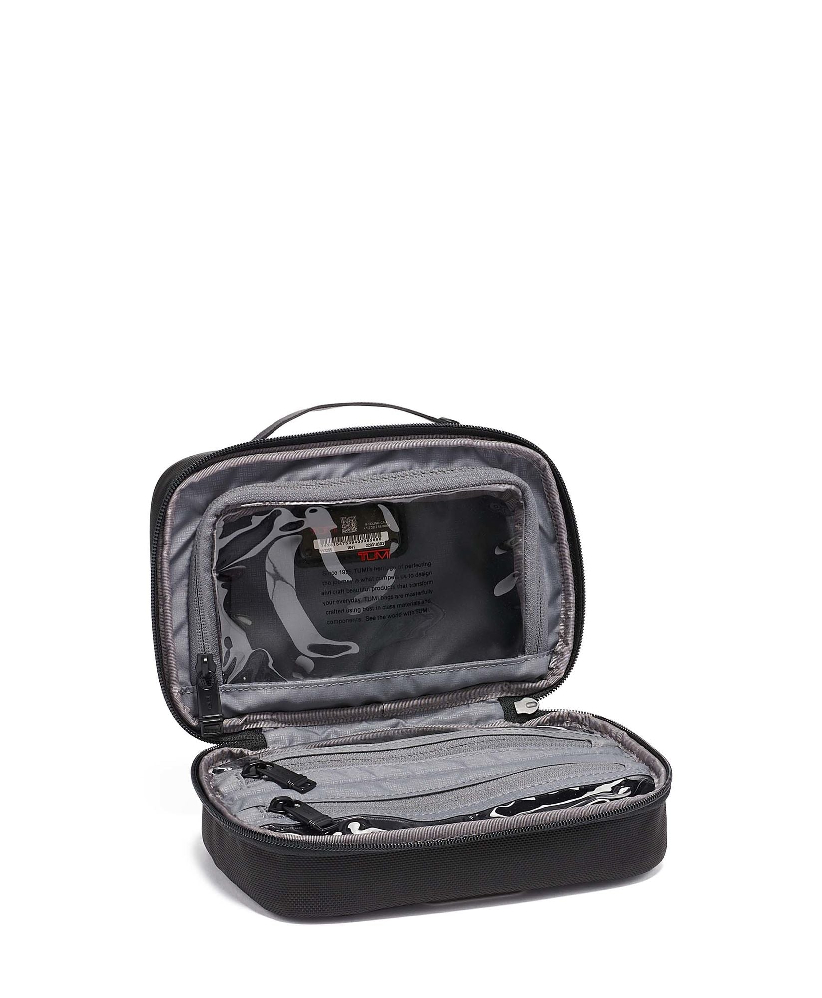 Tumi Necessaire da viaggio con apertura a libro ALPHA 3 tumi beauty in nylon balistico Black 117255/1041 02203193D3