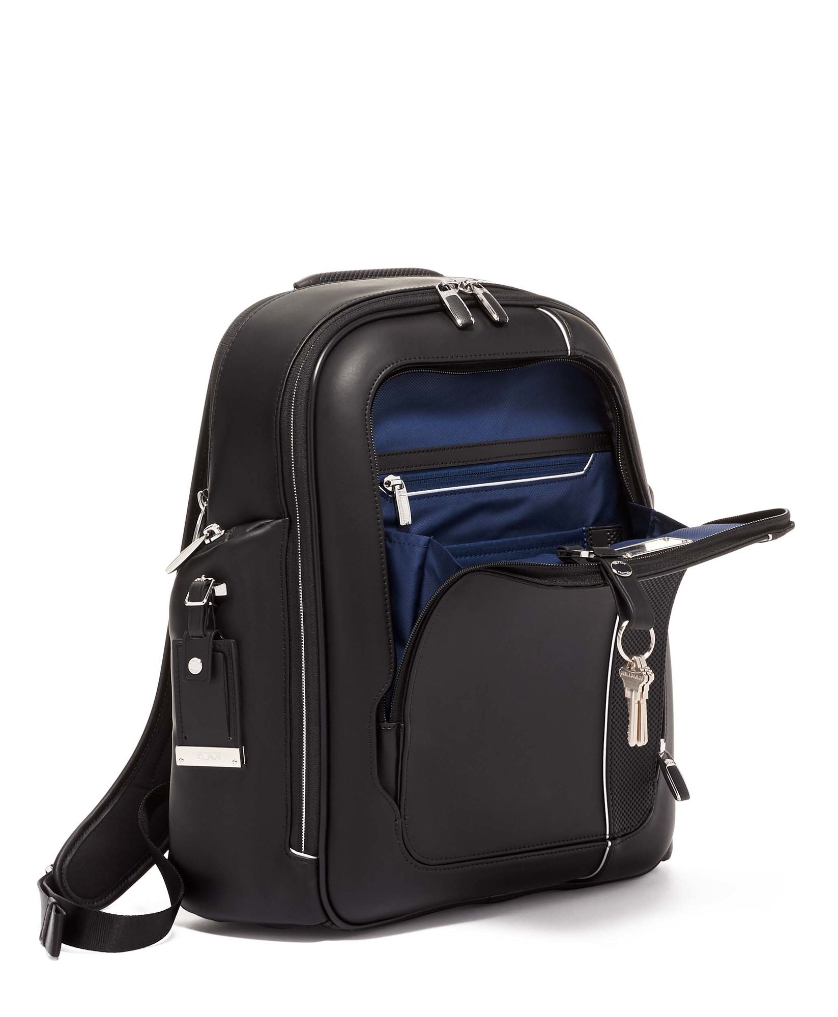 Men's Backpacks Tumi Larson Leather Backpack Black 095503011DL3 117335-1041