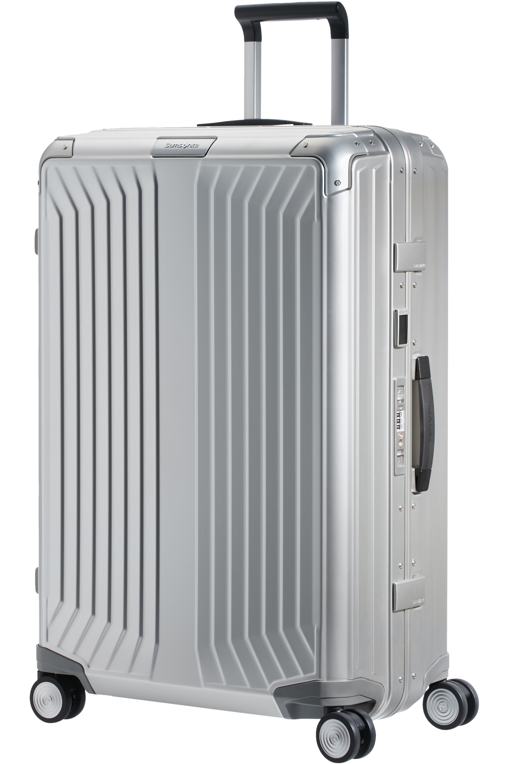 Samsonite 122707-1004 Lite-Box Alu Trolley (4 Ruote) 76Cm Aluminium