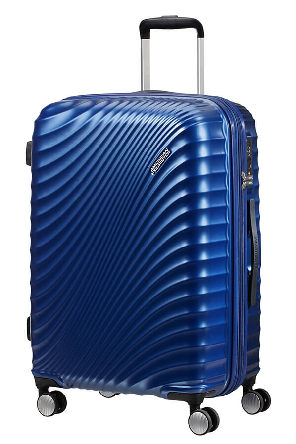 American Tourister Jetglam Trolley (4 Ruote) 67Cm Metallic Blue 122817-1541 71G61002