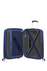 American Tourister Jetglam Trolley (4 Ruote) 67Cm Metallic Blue 122817-1541 71G61002