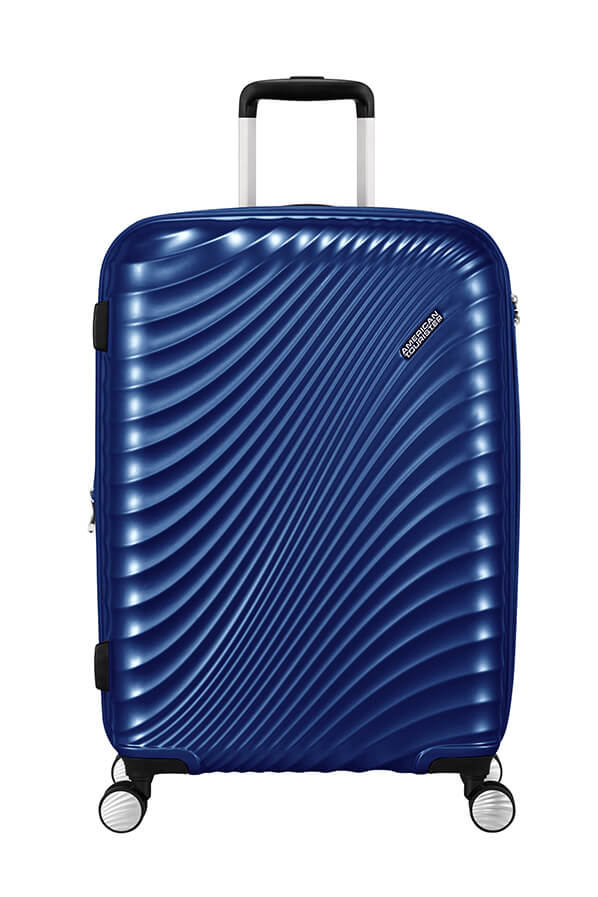 American Tourister Jetglam Trolley (4 Ruote) 67Cm Metallic Blue 122817-1541 71G61002