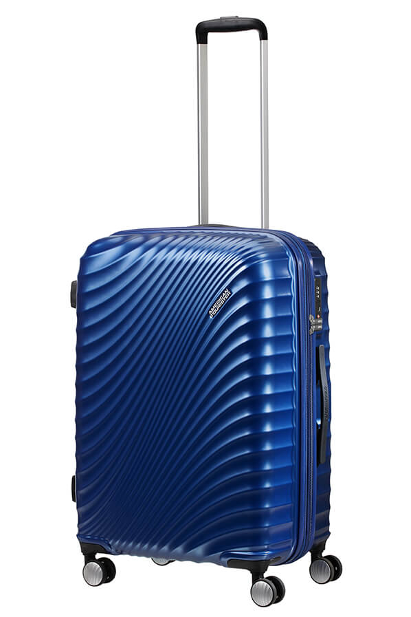 American Tourister Jetglam Trolley (4 Ruote) 67Cm Metallic Blue 122817-1541 71G61002