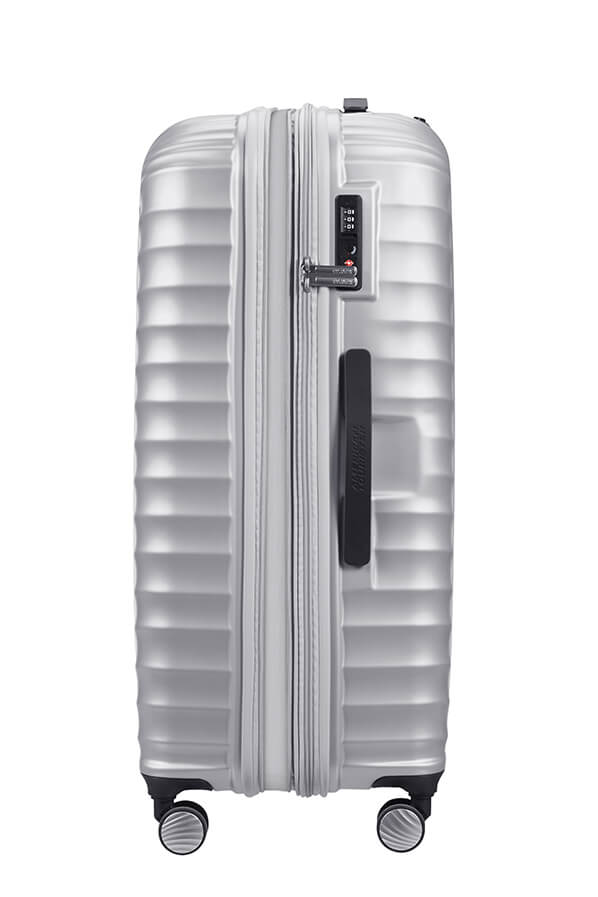 American Tourister jetglam Trolley (4 Ruote) 77Cm Metallic Silver grande 122818-1546 71G25003