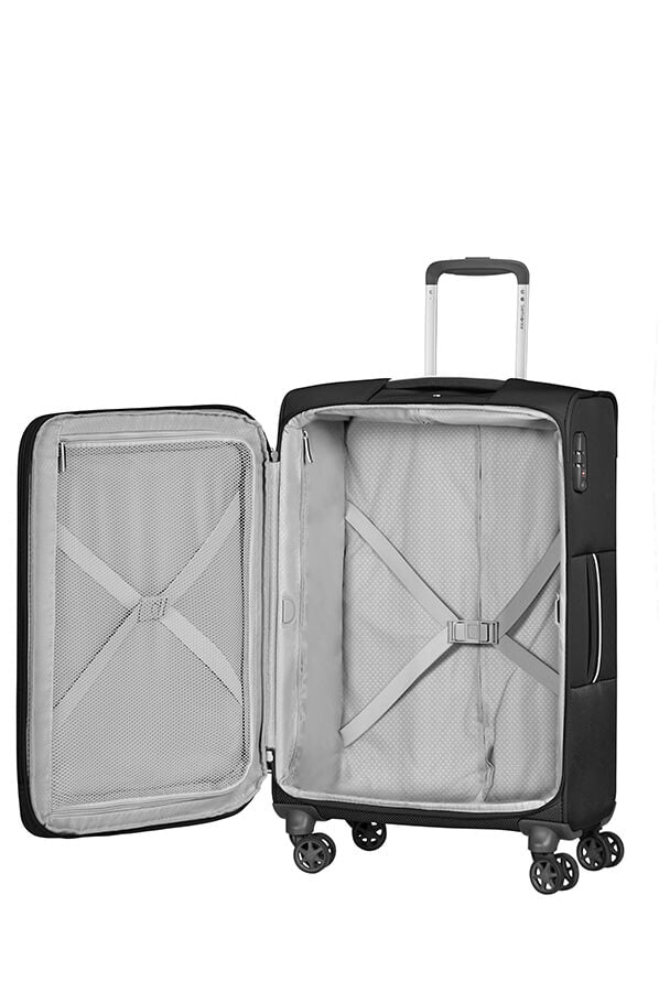 Samsonite Popsoda Trolley Espandibile (4 Ruote) 66Cm Nero 123538-1041 CT409004