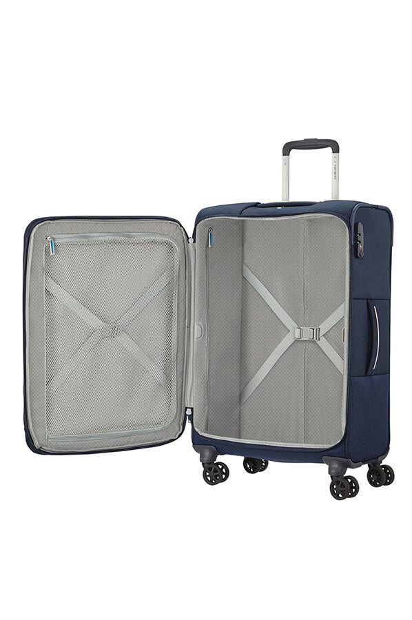 Samsonite Popsoda Trolley Espandibile (4 Ruote) 66Cm Dark Blue 123538-1247 CT411004