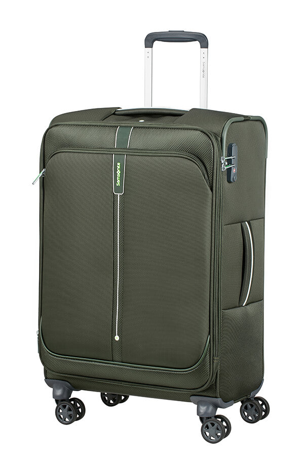 Samsonite Popsoda Trolley Espandibile (4 Ruote) 66Cm Dark Olive 123538-1266 CT414004