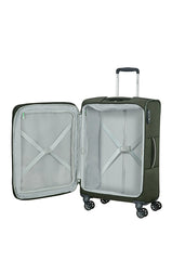 Samsonite Popsoda Trolley Espandibile (4 Ruote) 66Cm Dark Olive 123538-1266 CT414004