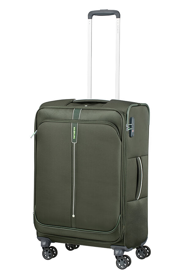 Samsonite Popsoda Trolley Espandibile (4 Ruote) 66Cm Dark Olive 123538-1266 CT414004