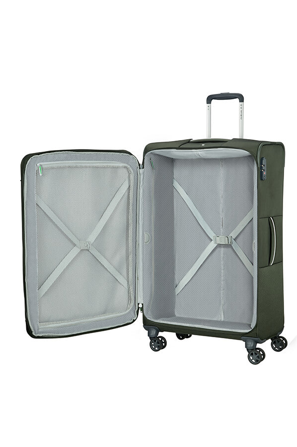 Samsonite Popsoda Trolley Espandibile (4 Ruote) 78Cm Dark Olive 123539-1266 CT414005