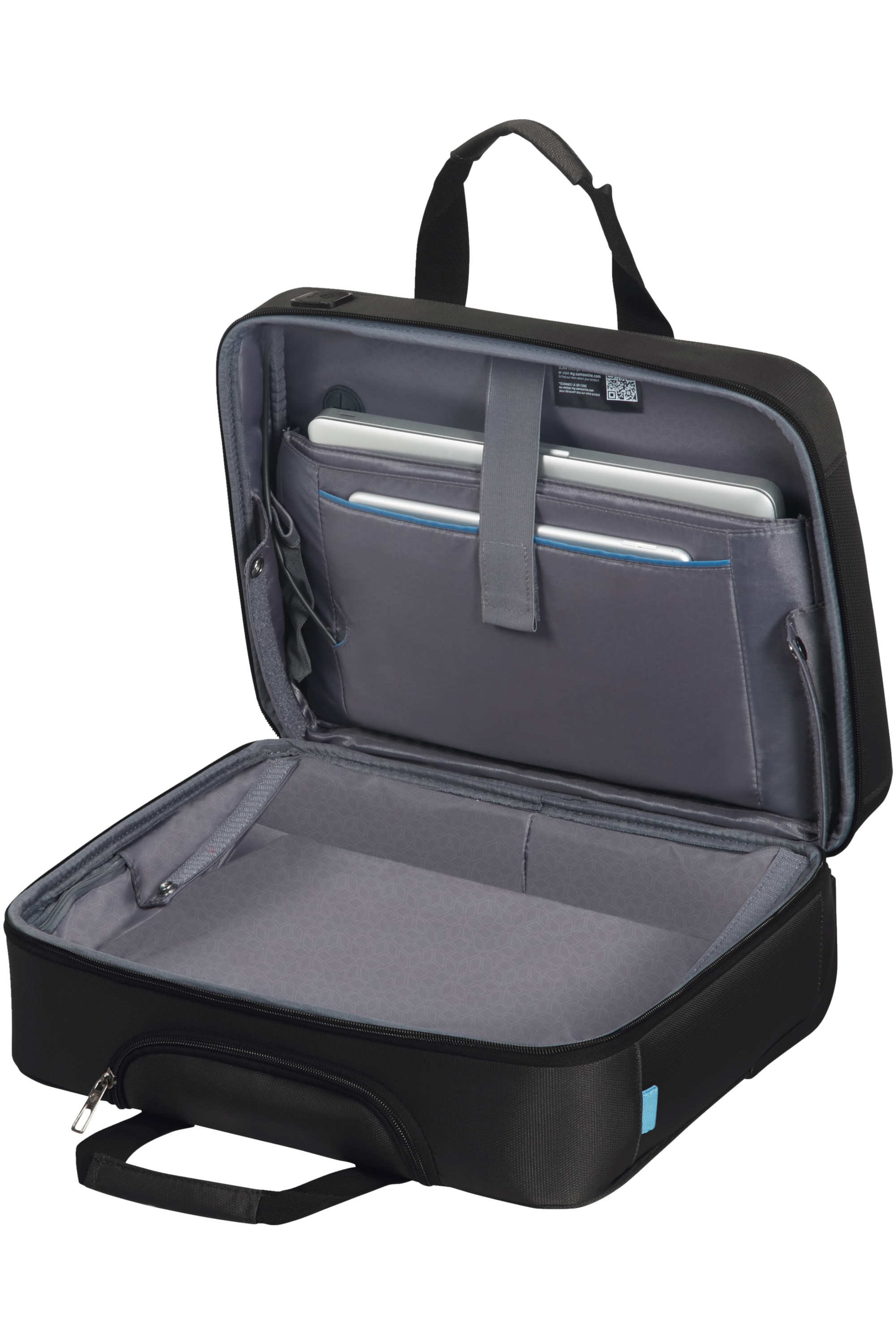 Samsonite 123674-1041 Vectura Evo Cartella Porta Pc Con Ruote 15.6" Nero