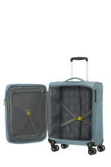 American Tourister, trolley espandibile (4 ruote) 55cm expandable metal grey 124889-1540 78G08003