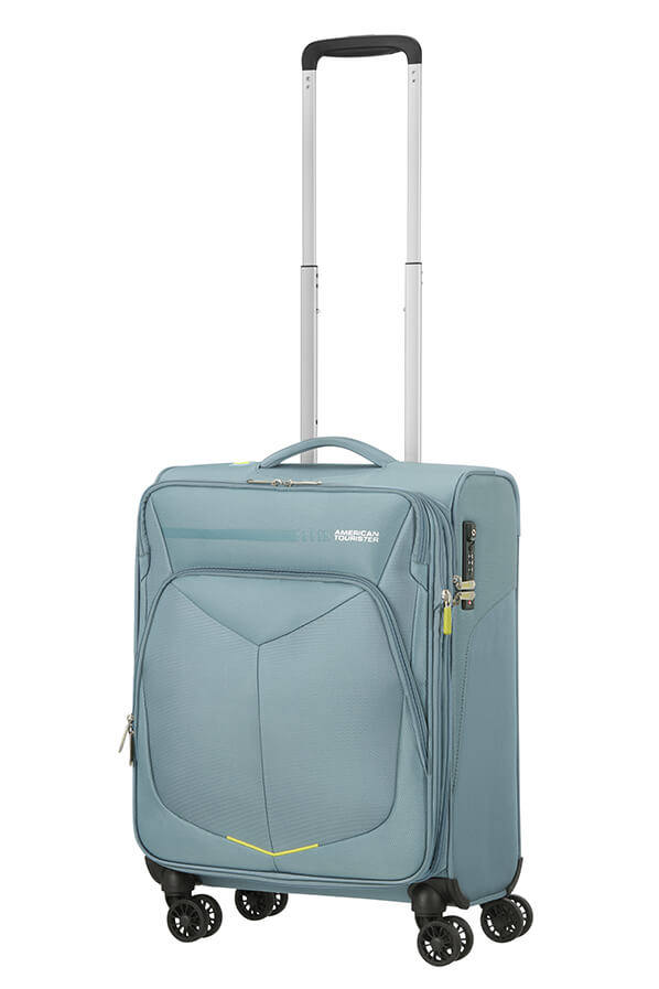 American Tourister, trolley espandibile (4 ruote) 55cm expandable metal grey 124889-1540 78G08003