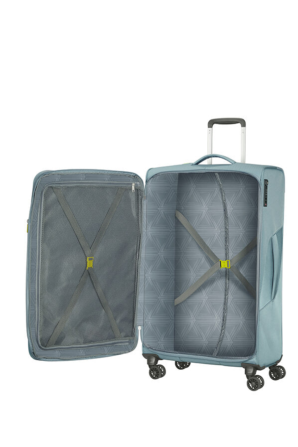 American Tourister, trolley espandibile (4 ruote) 79cm metal grey 124891-1540 78G08005