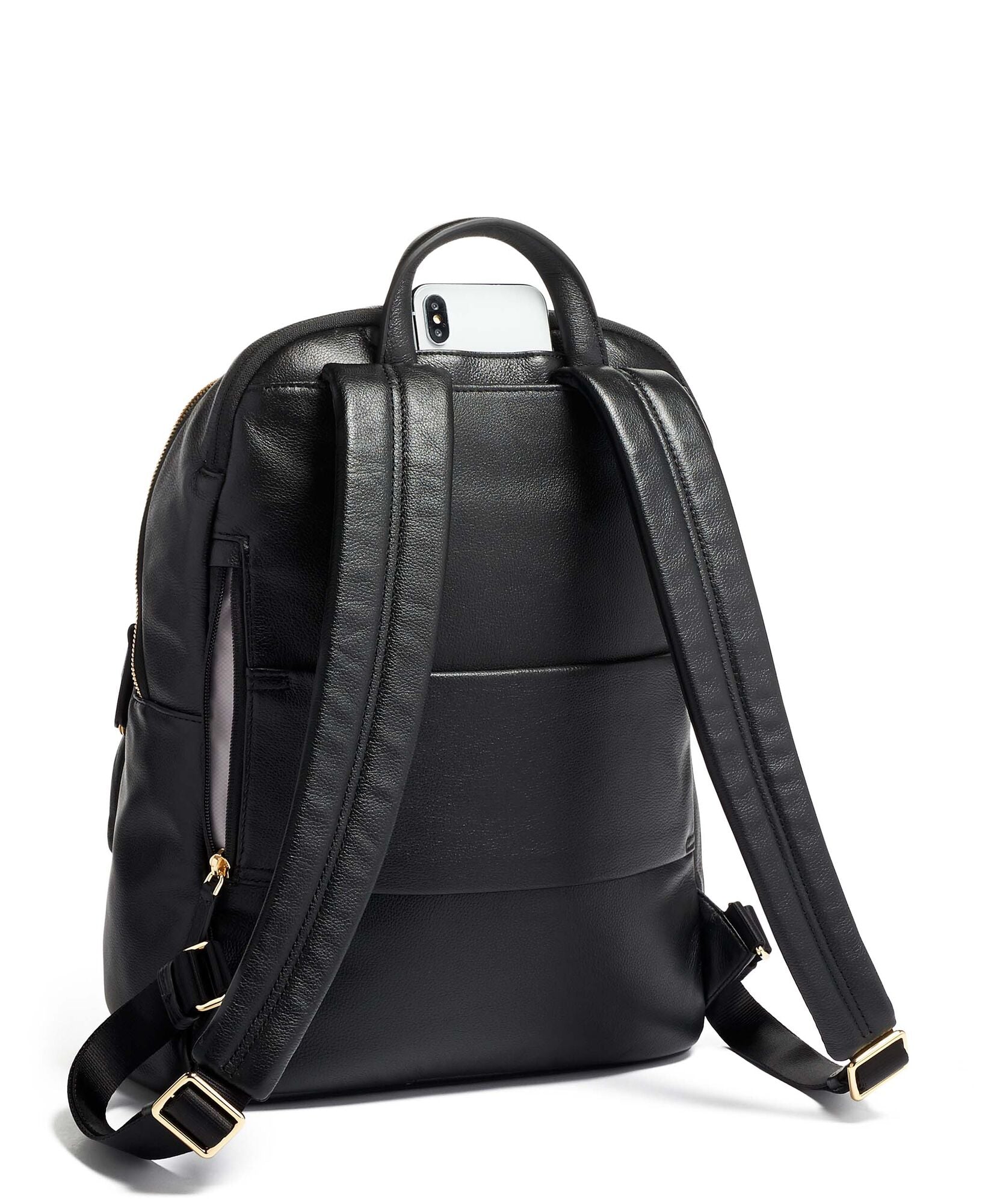 tumi backpack hartford Tumi Hartford leather backpack Black 125083-1041 0196359D – De Santis