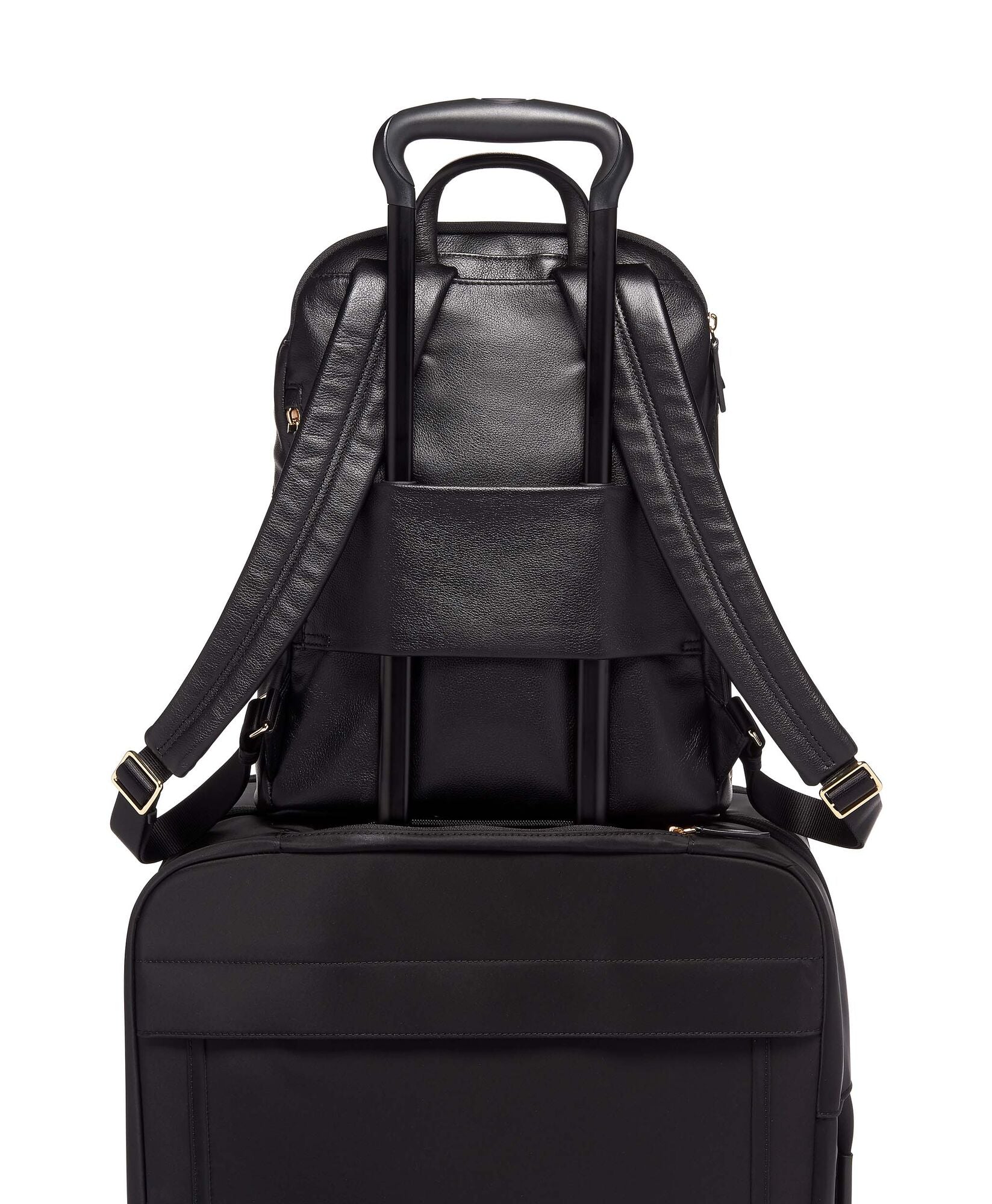 Tumi Hartford leather backpack Black 125083-1041 0196359D – De Santis