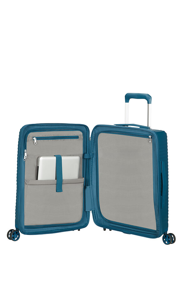 Samsonite Darts Trolley (4 Ruote) 55Cm Petrol Blue 125922-1686 CW501001 samsonite bagaglio a mano darts blu petrolio 