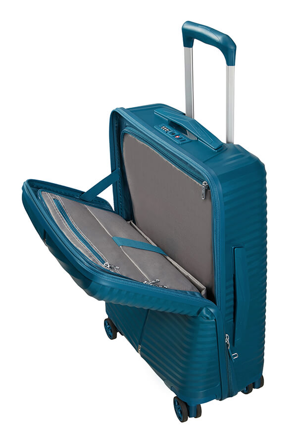 Samsonite Darts Trolley (4 Ruote) 55Cm Petrol Blue 125922-1686 CW501001 samsonite bagaglio a mano darts blu petrolio 