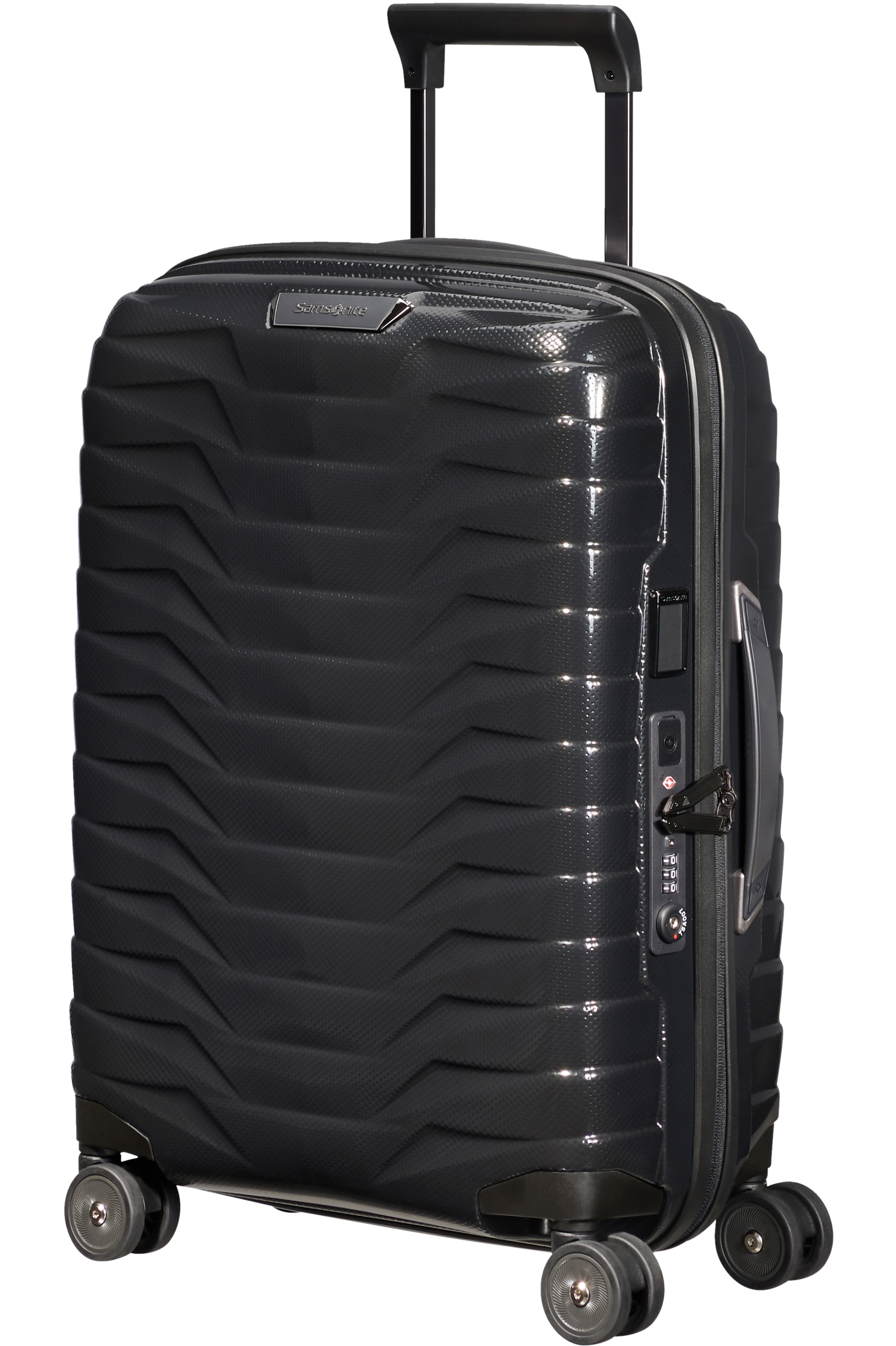 Samsonite Proxis Trolley (4 Ruote) 55Cm (20Cm) Nero 126035-1041 CW609001