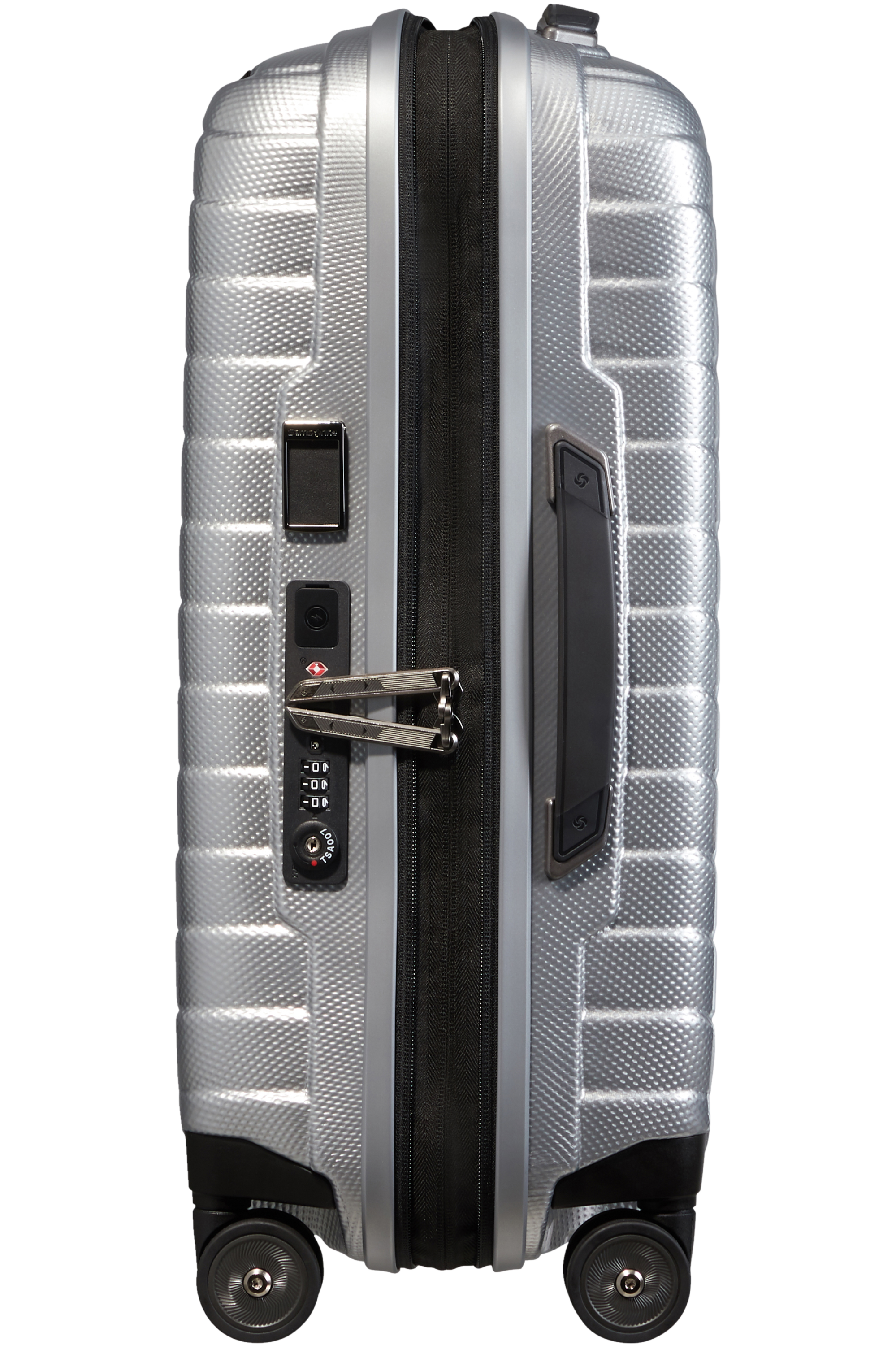 Samsonite 126035-1776 Proxis Trolley 4 Ruote 55x20 Argento