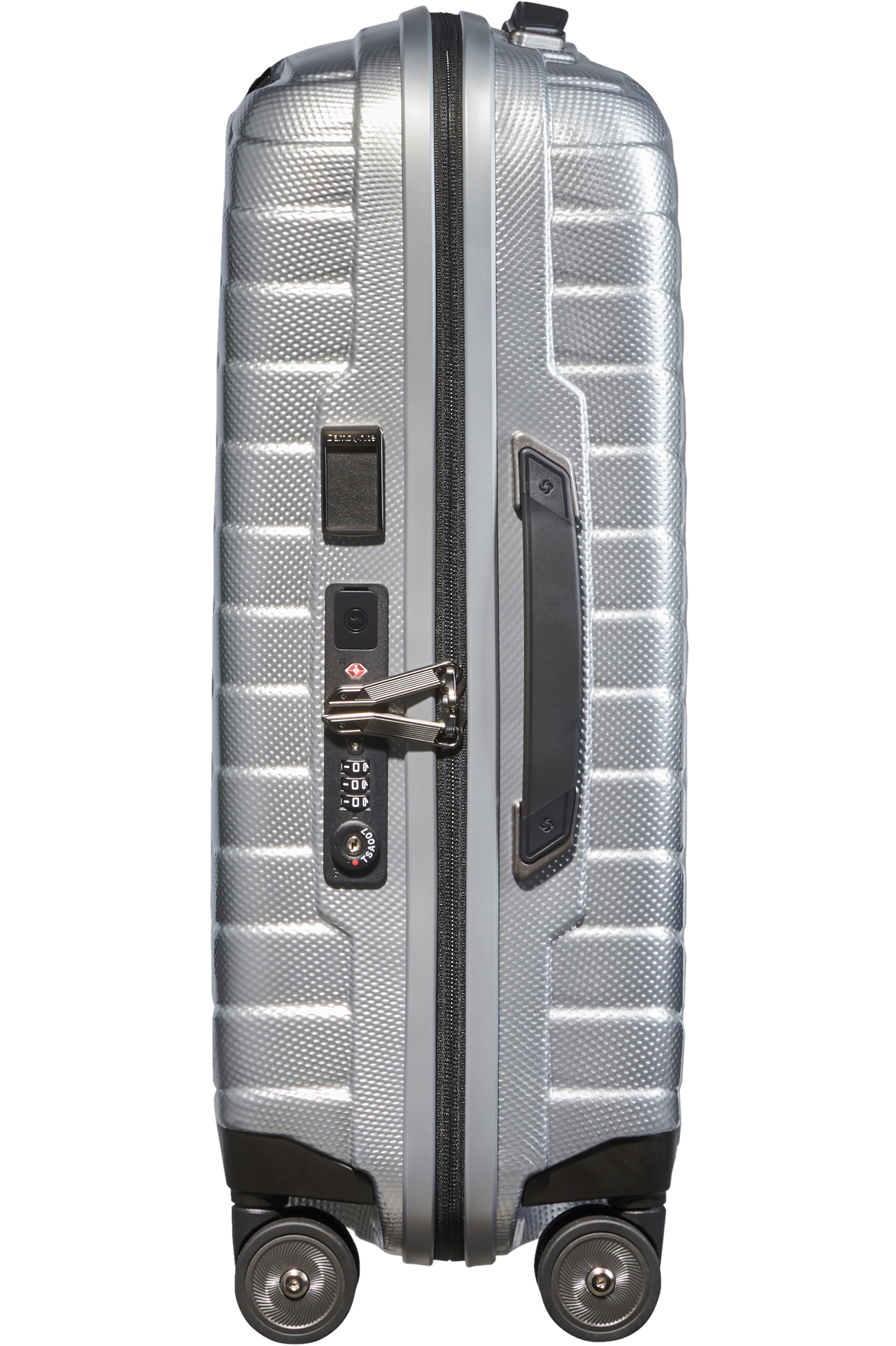 Samsonite 126035-1776 Proxis Trolley 4 Ruote 55x20 Argento