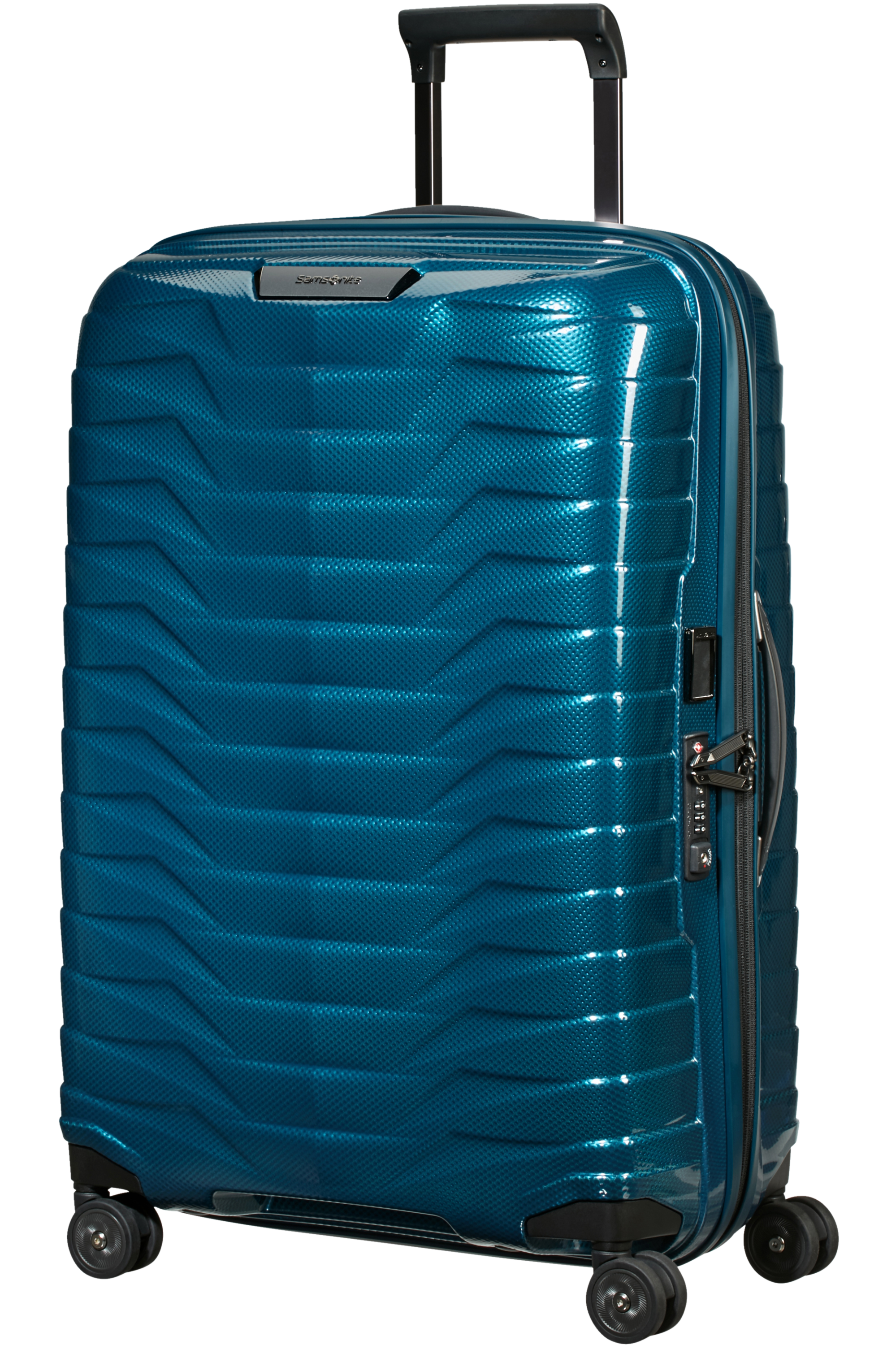 Samsonite 126041-1686 - Proxis Trolley (4 Ruote)  69 x 48 x 29Cm Petrol Blue