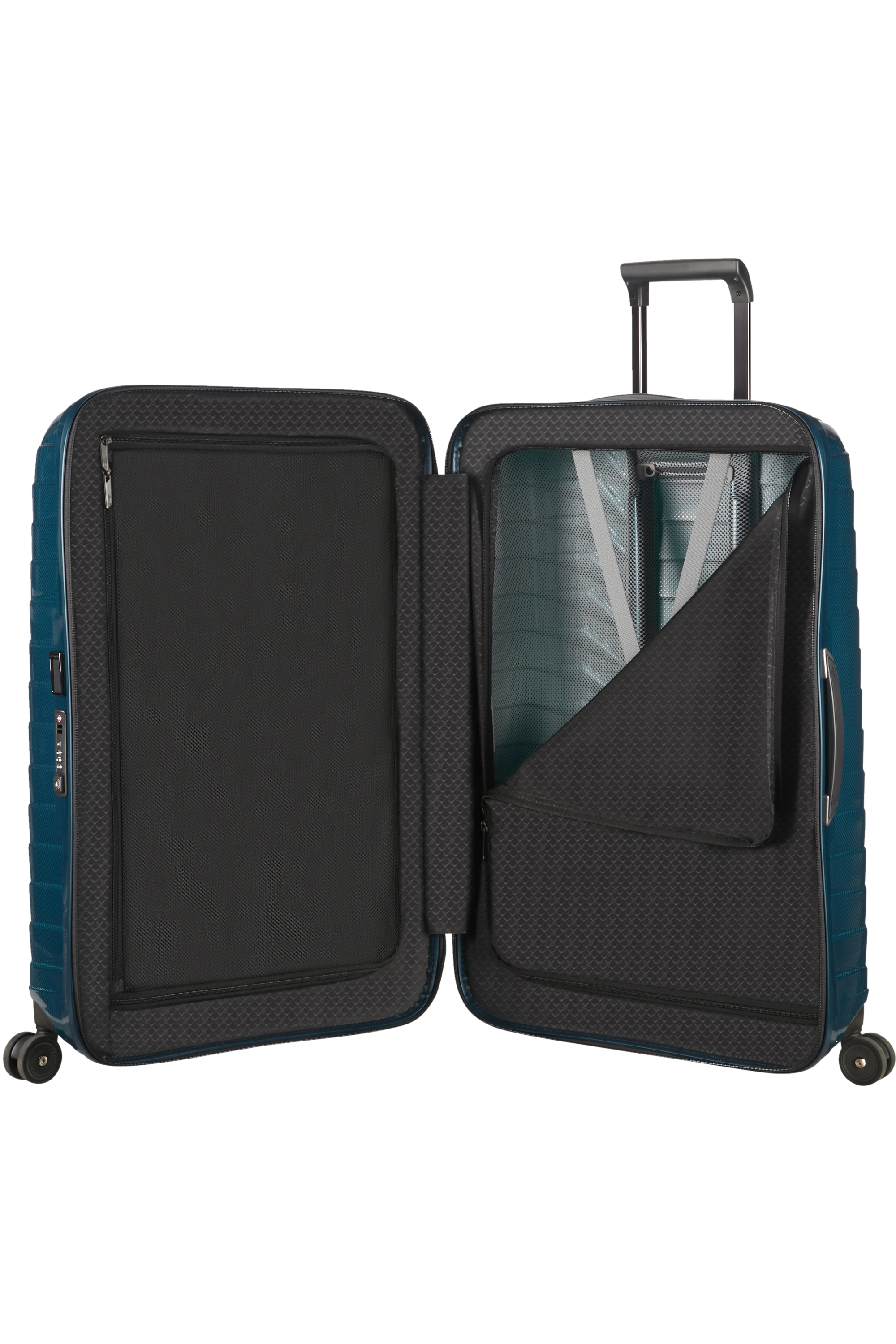 Samsonite 126041-1686 - Proxis Trolley (4 Ruote)  69 x 48 x 29Cm Petrol Blue
