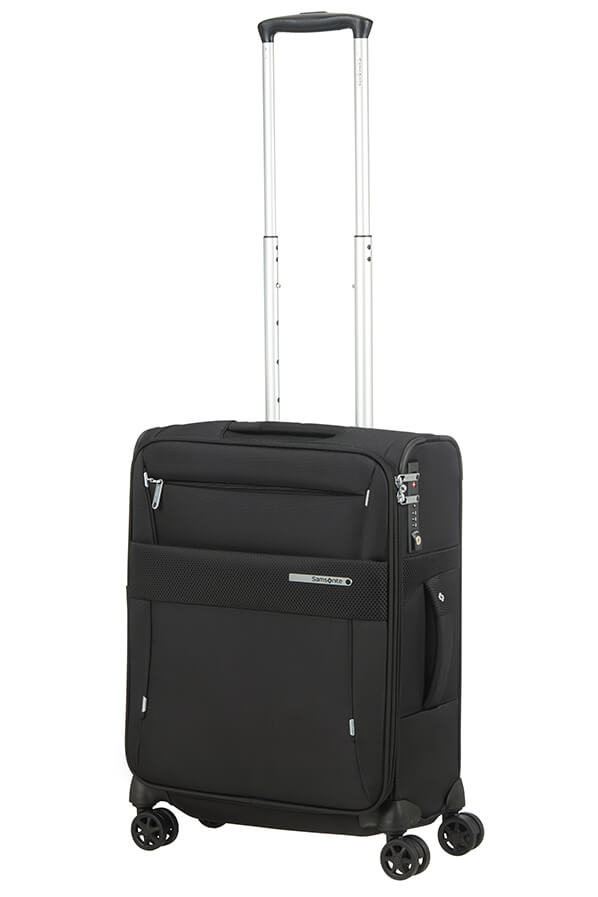 Samsonite Duopack Trolley Espandibile (4 Ruote) 55Cm Nero 128590-1041 KA309001 samsonite bagaglio a mano semirigido nero da cabina