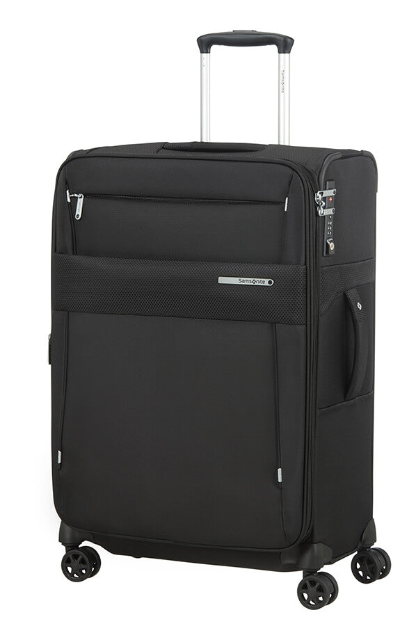 Samsonite Duopack Trolley Espandibile (4 Ruote) 67Cm Nero 128591-1041 KA309002 samsonite bagaglio medio duopack nero 