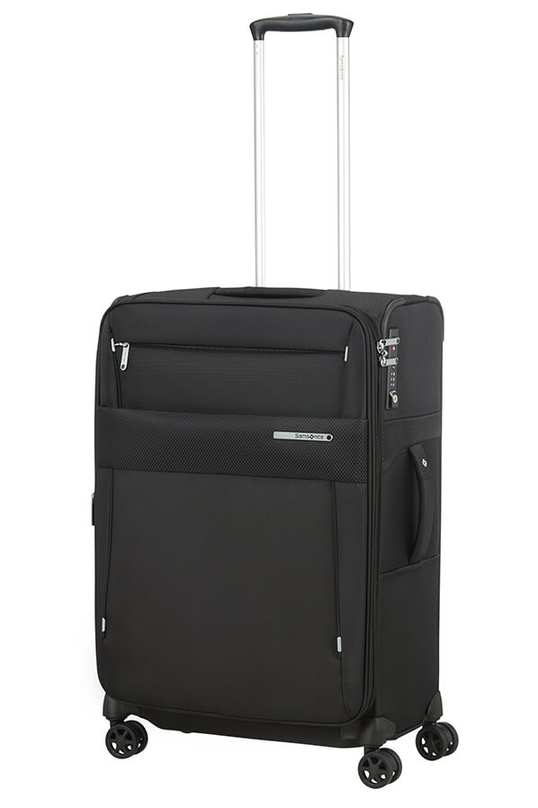 Samsonite Duopack Trolley Espandibile (4 Ruote) 67Cm Nero 128591-1041 KA309002 samsonite bagaglio medio duopack nero 