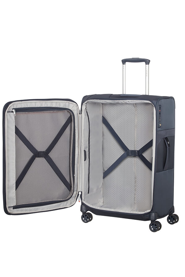 Samsonite Duopack Trolley Espandibile (4 Ruote) 67Cm Blu 128591-1090 KA301002 samsonite bagaglio medio duopack blu