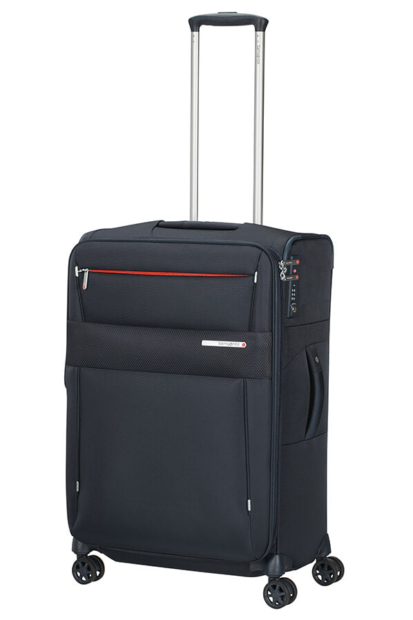 Samsonite Duopack Trolley Espandibile (4 Ruote) 67Cm Blu 128591-1090 KA301002 samsonite bagaglio medio duopack blu