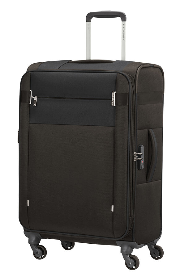 Samsonite Citybeat Trolley Espandibile (4 Ruote) 66Cm Nero 128831-1041 KA709004 BAGAGLIO MEDIO 