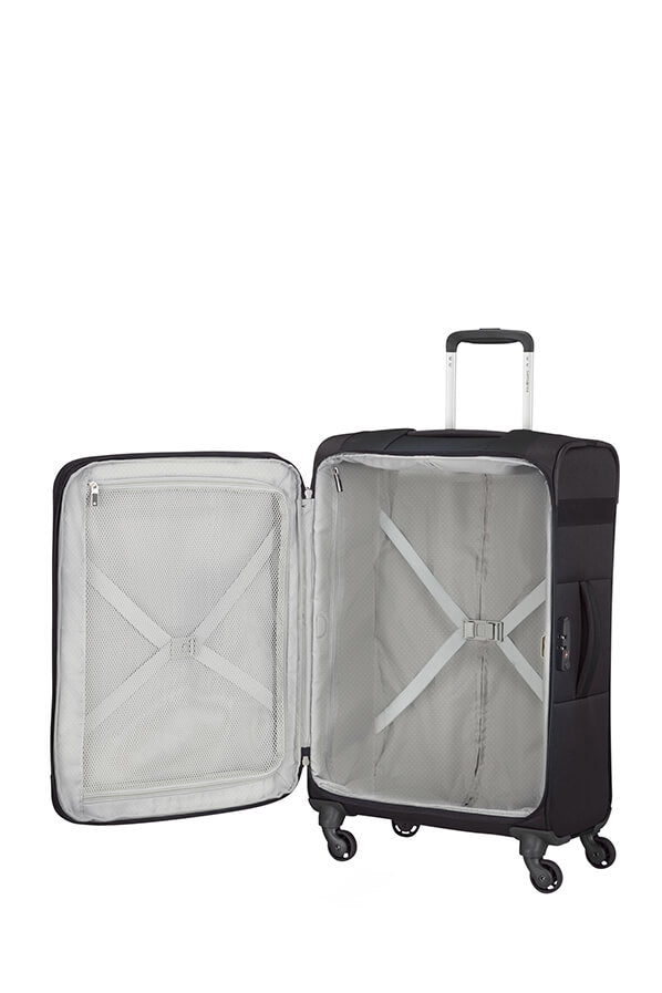 Samsonite Citybeat Trolley Espandibile (4 Ruote) 66Cm Nero 128831-1041 KA709004 BAGAGLIO MEDIO 