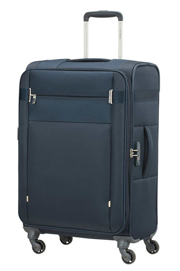 Samsonite Citybeat Trolley Espandibile (4 Ruote) 66Cm Navy Blue 128831-1598 KA701004 BAGAGLIO MEDIO 