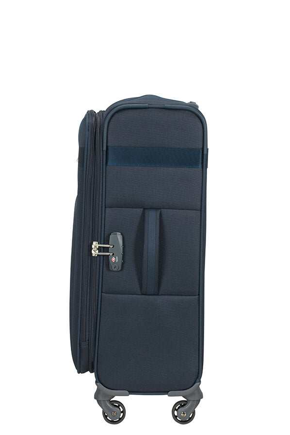 Samsonite Citybeat Trolley Espandibile (4 Ruote) 66Cm Navy Blue 128831-1598 KA701004 BAGAGLIO MEDIO 