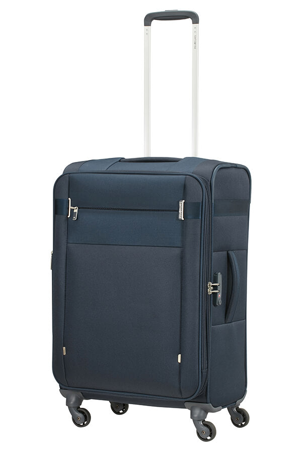 Samsonite Citybeat Trolley Espandibile (4 Ruote) 66Cm Navy Blue 128831-1598 KA701004 BAGAGLIO MEDIO 