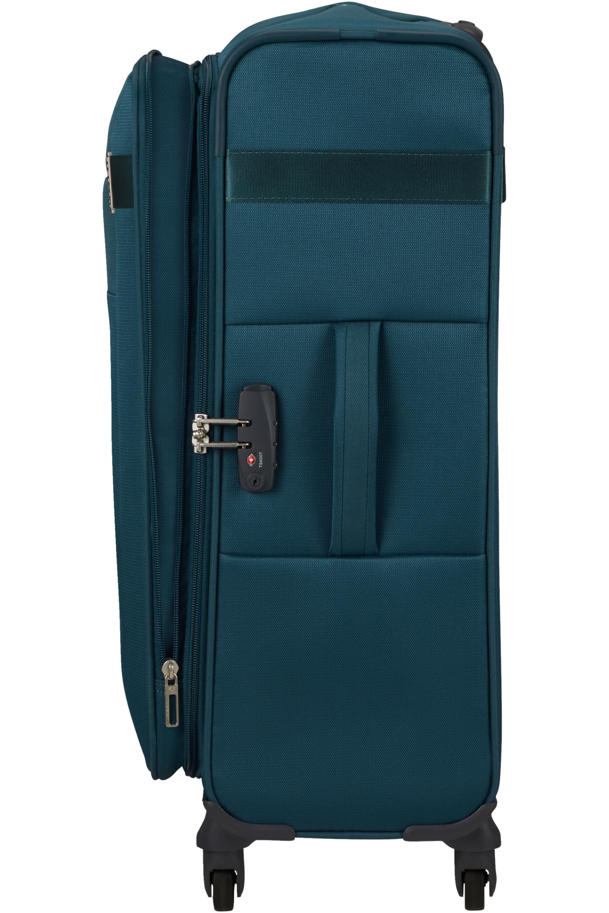 Samsonite 128831-1686 Citybeat Trolley Espandibile (4 Ruote) 66Cm Petrol Blue