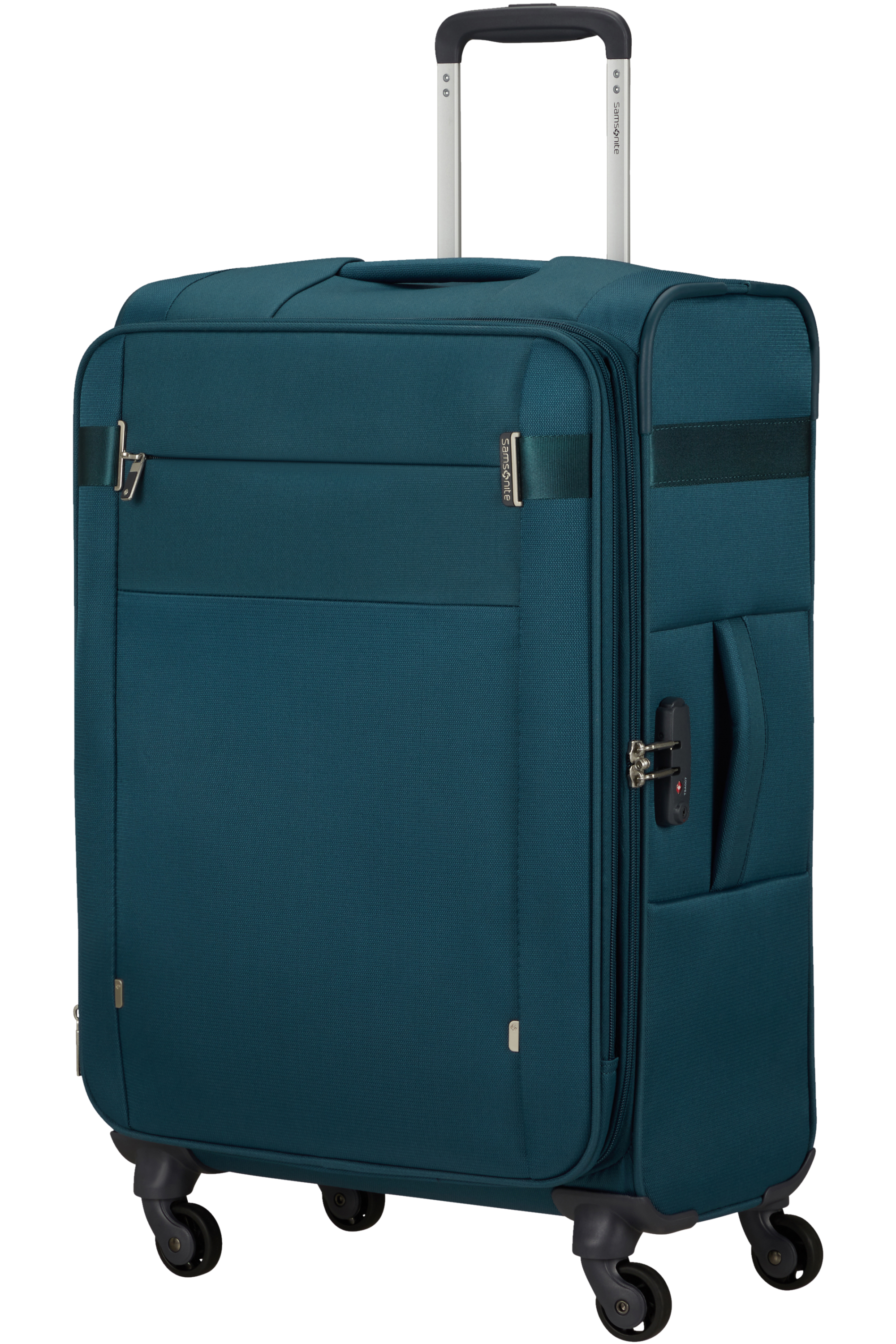 Samsonite 128831-1686 Citybeat Trolley Espandibile (4 Ruote) 66Cm Petrol Blue