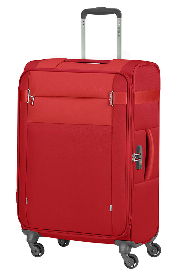 Samsonite Citybeat Trolley Espandibile (4 Ruote) 66Cm Rosso 128831-1726 KA700004