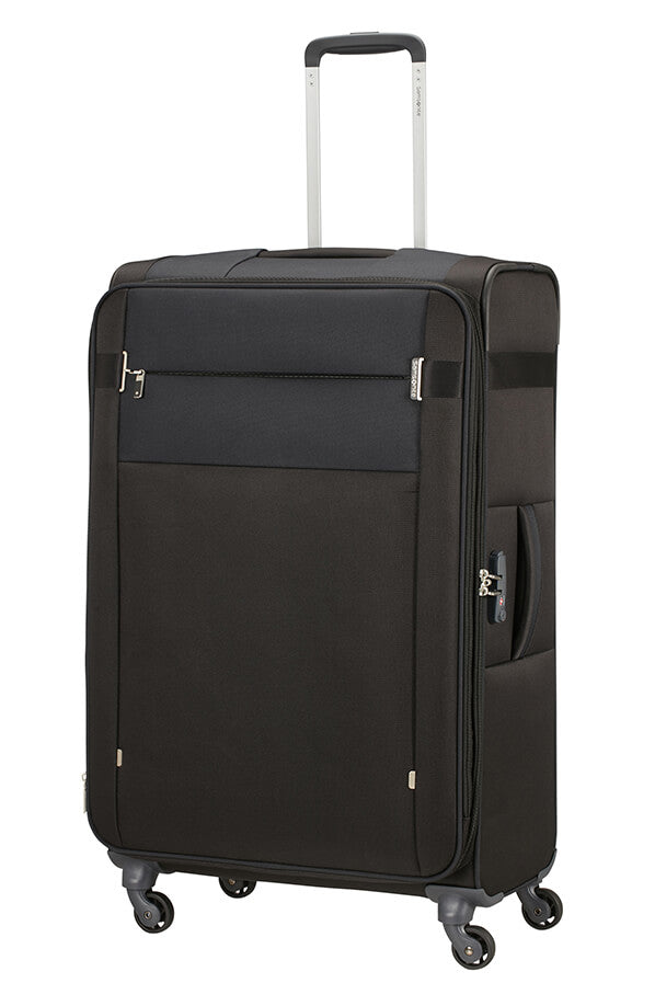 Samsonite Citybeat Trolley Espandibile (4 Ruote) 78Cm Nero 128832-1041 KA709005 BAGAGLIO GRANDE 