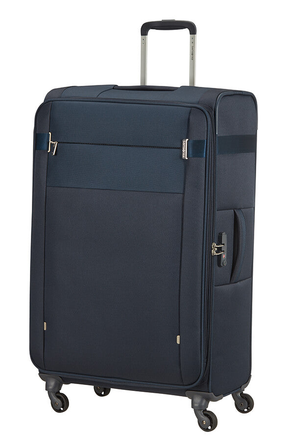 Samsonite Citybeat Trolley Espandibile (4 Ruote) 78Cm Navy Blue 128832-1598 KA701005 BAGAGLIO GRANDE 