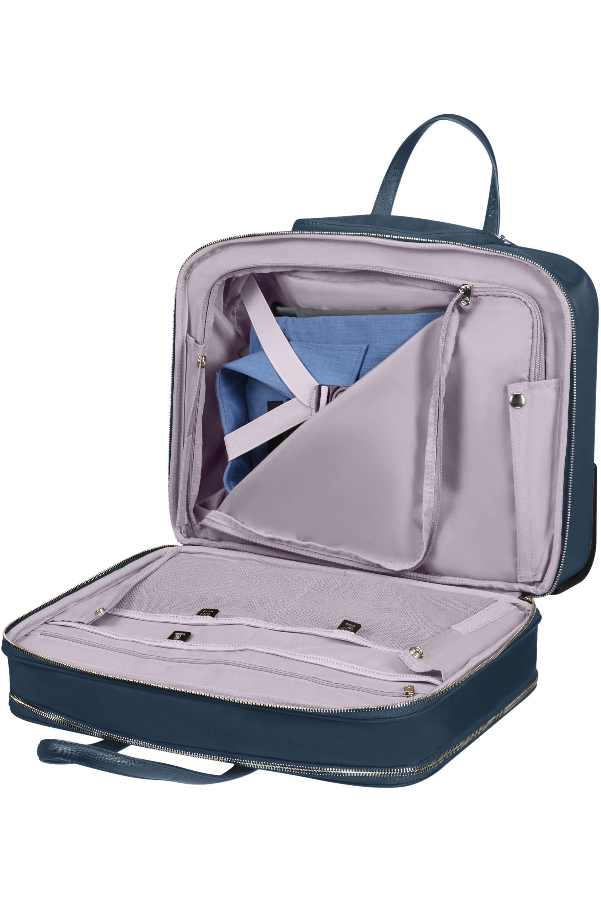 Samsonite 129438-1549 Zalia 2.0 Cartella Porta Pc Con Ruote 15.6" Midnight Blue