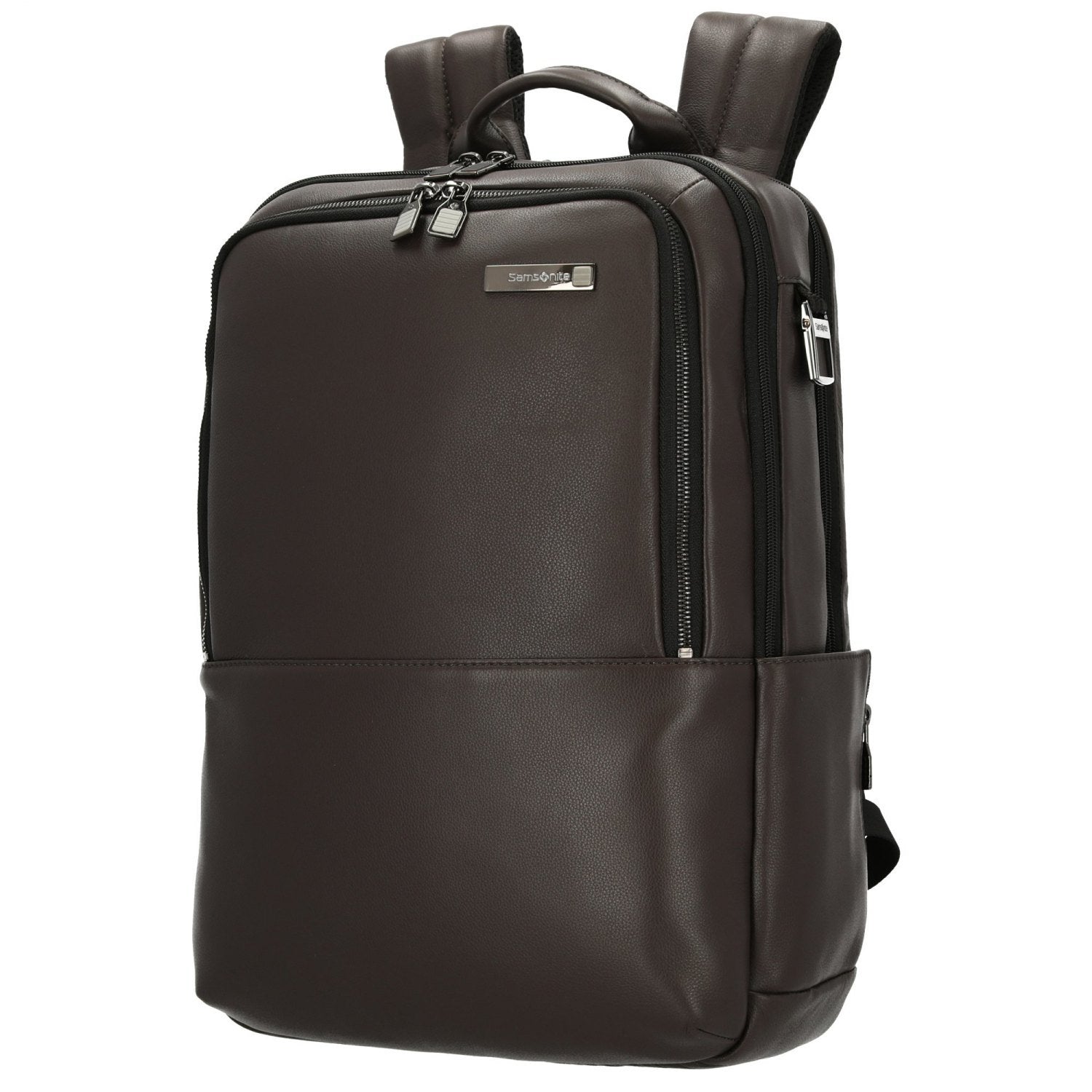 Samsonite, safton lth zaino porta pc brown 130195-1139 KB503002