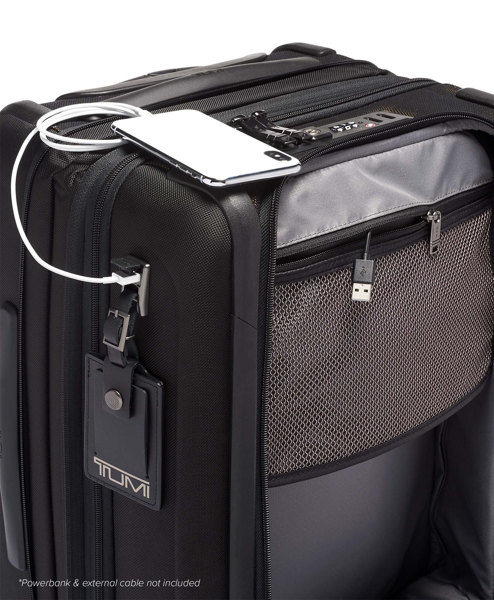 Tumi Alpha 3 Bagaglio a mano internazionale a doppio accesso con 4 ruote Reflective Multi 130597-8613 02203560RM3