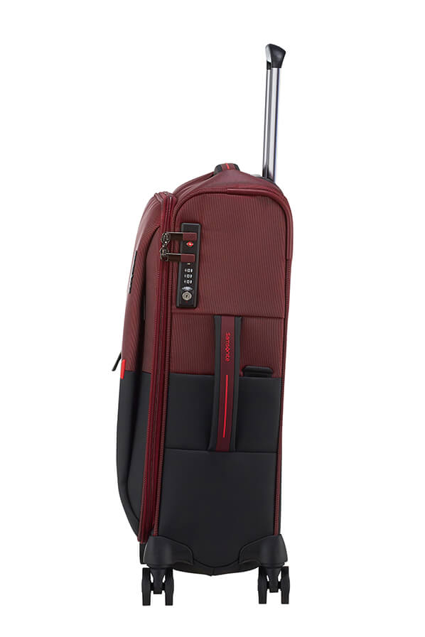 Samsonite Rythum Trolley BAGAGLIO A MANO (4 Ruote) 55Cm Burgundy 130708-1153 KC320001