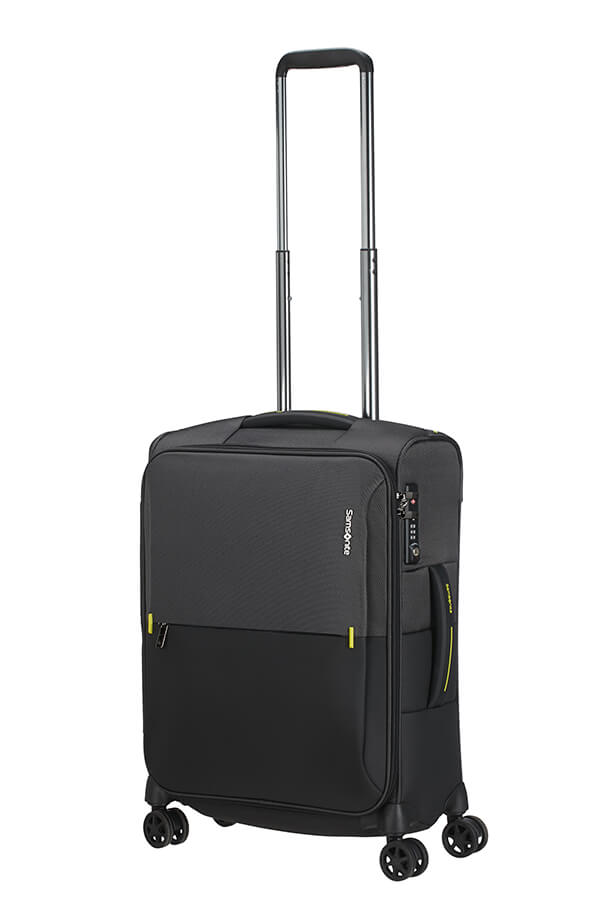 Samsonite Rythum Trolley BAGAGLIO A MANO (4 Ruote) 55Cm Grafite 130708-1374 KC318001